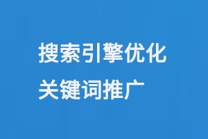 搜索引擎優化關鍵詞推廣